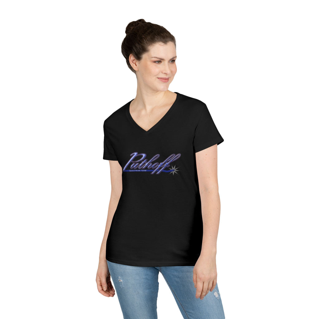 PET Stylish Ladies V-Neck T-Shirt