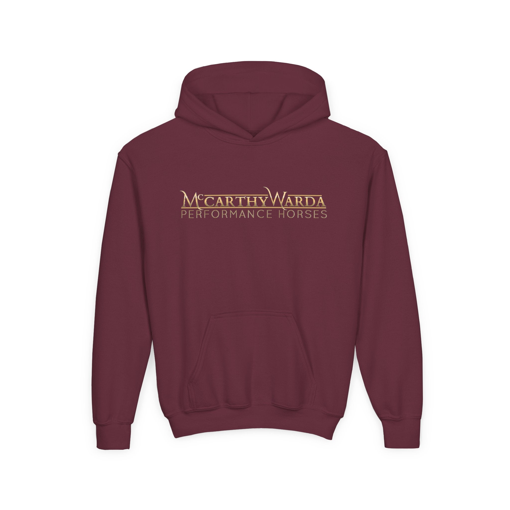 Youth Hoodie — McCarthyWarda Performance Horses Logo Pullover