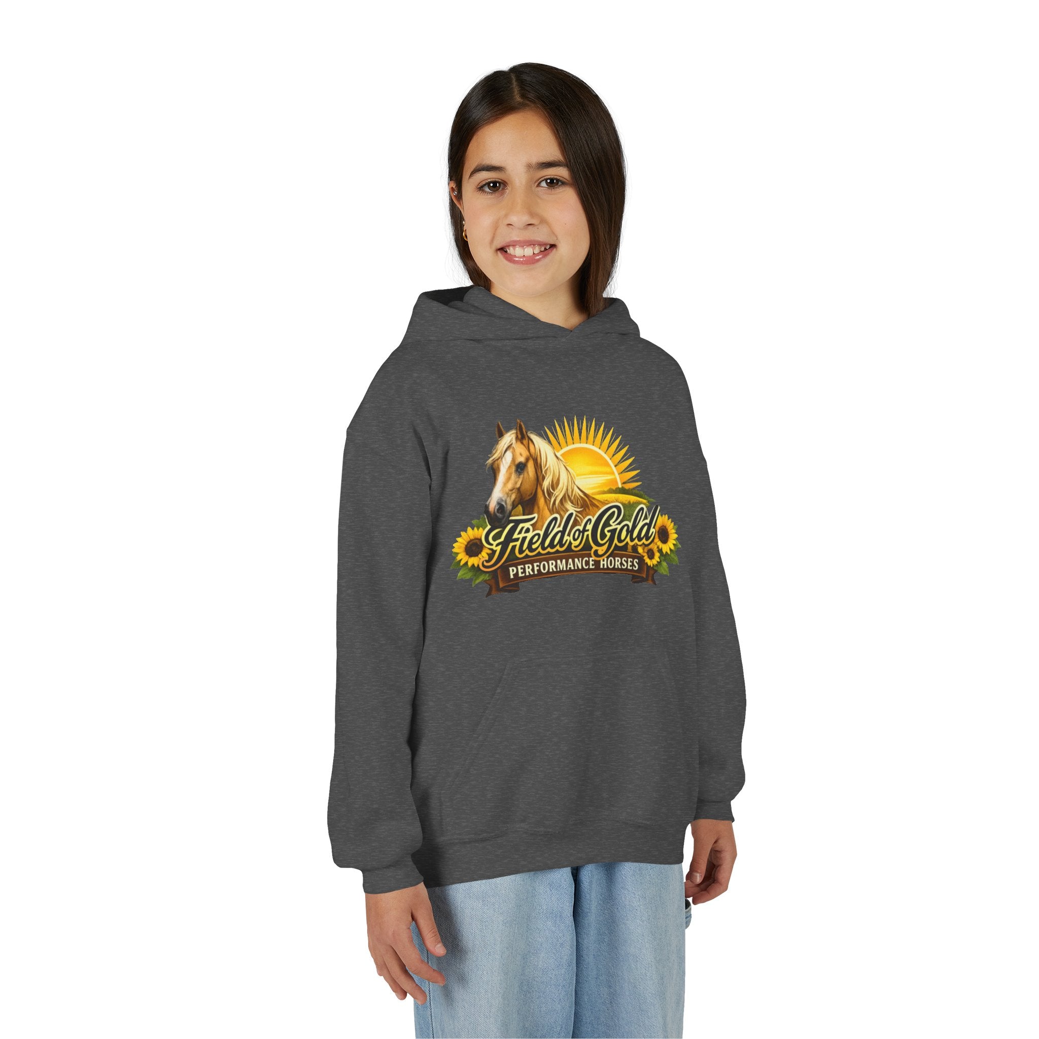 Fields of Gold Performance Horses Youth Hoodie