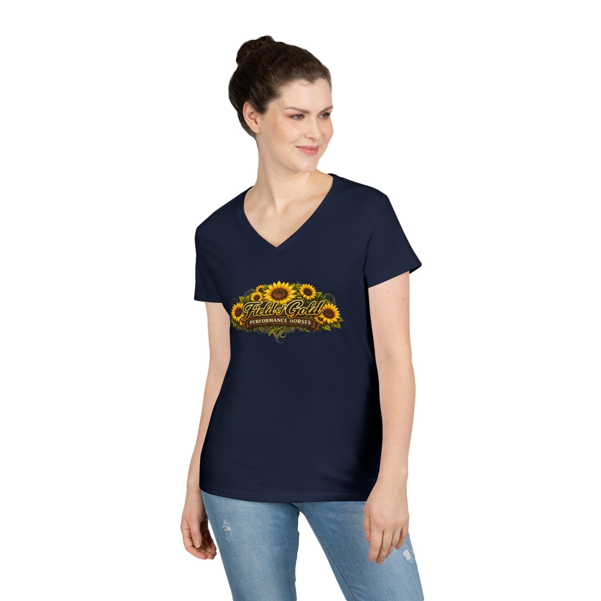FOG Stylish Ladies V-Neck T-Shirt