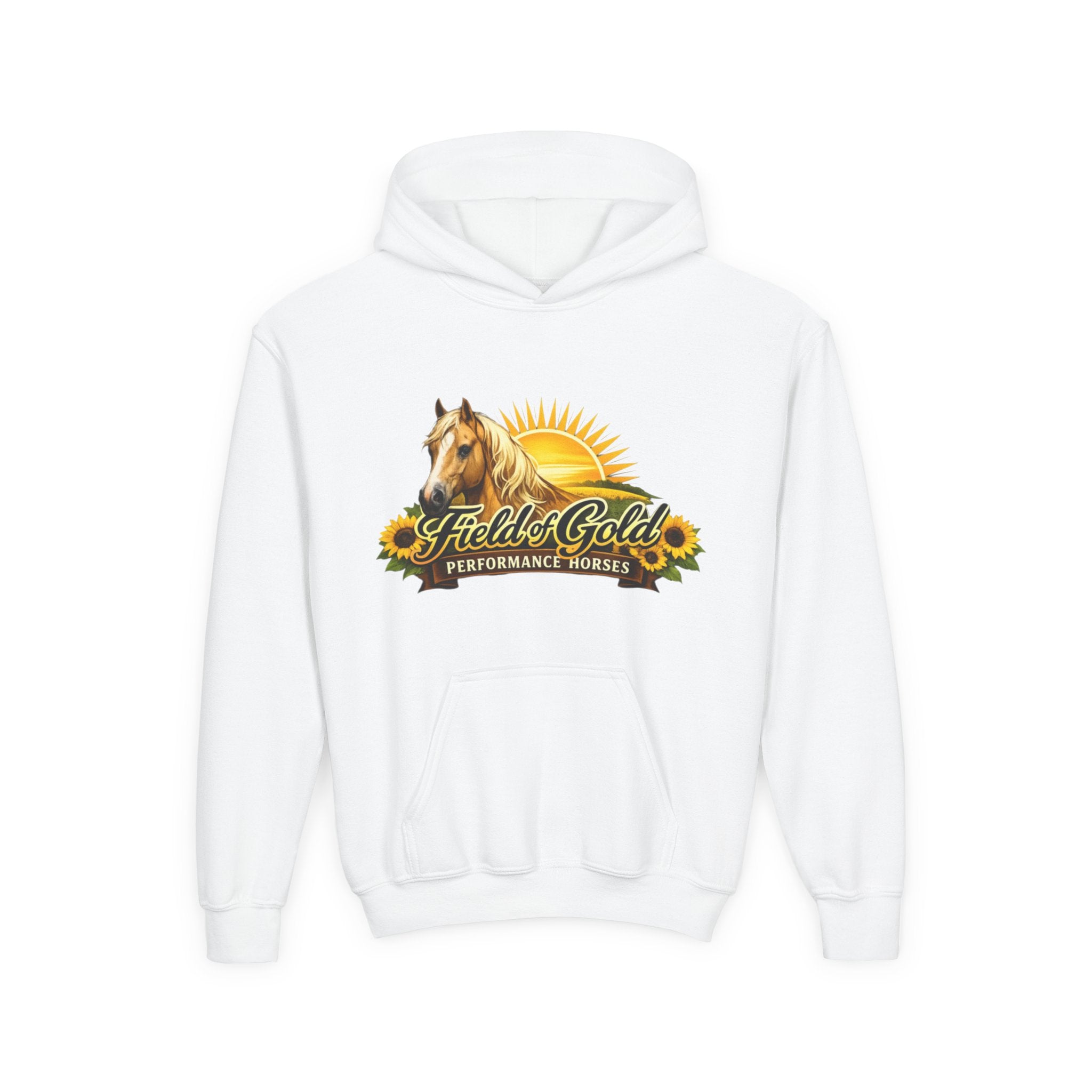 Fields of Gold Performance Horses Youth Hoodie