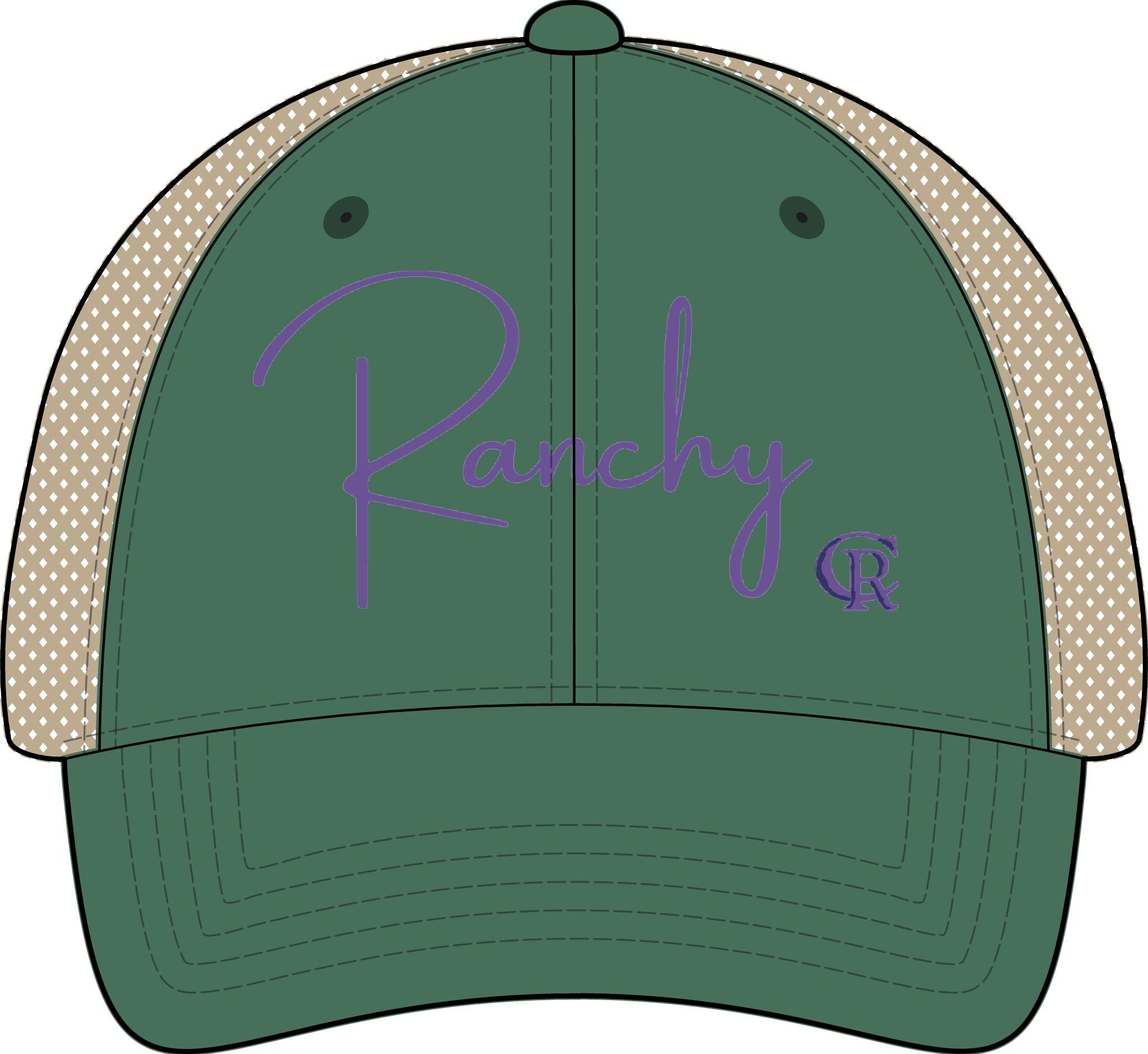 CR Ranchy Women's Washed Mesh-Back Cap
