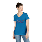 PET Stylish Ladies V-Neck T-Shirt