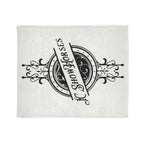 JC Show Horses Soft Polyester Blanket white