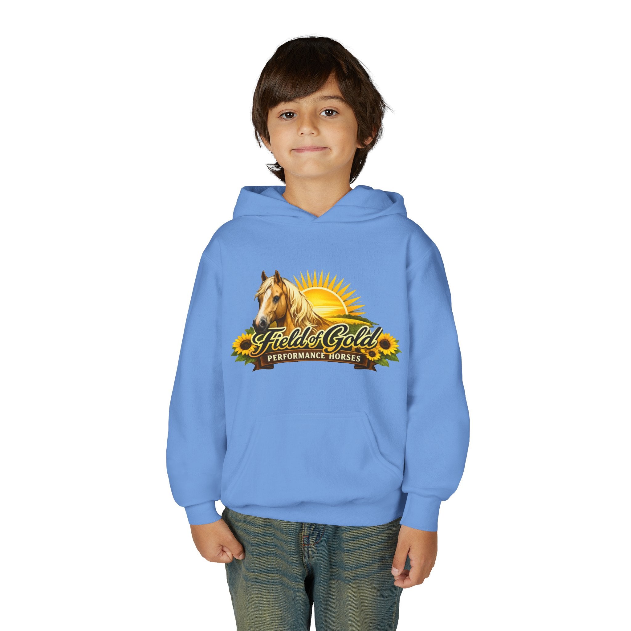Fields of Gold Performance Horses Youth Hoodie