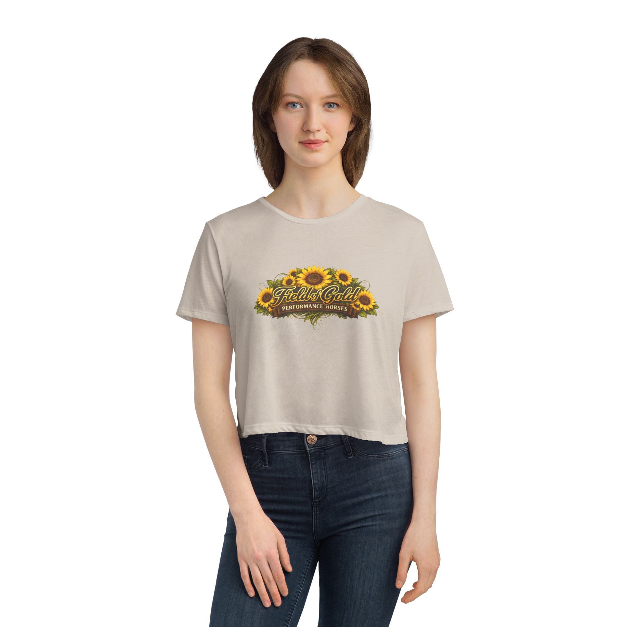 Field of Gold Women's Flowly Crop Top