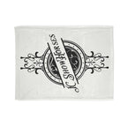 JC Show Horses Soft Polyester Blanket white