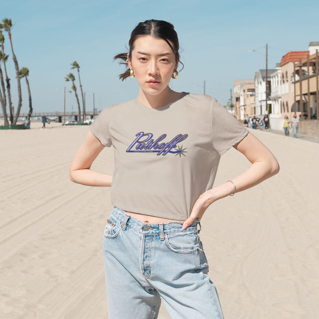 PET Retro Women's Flowy Cropped Tee