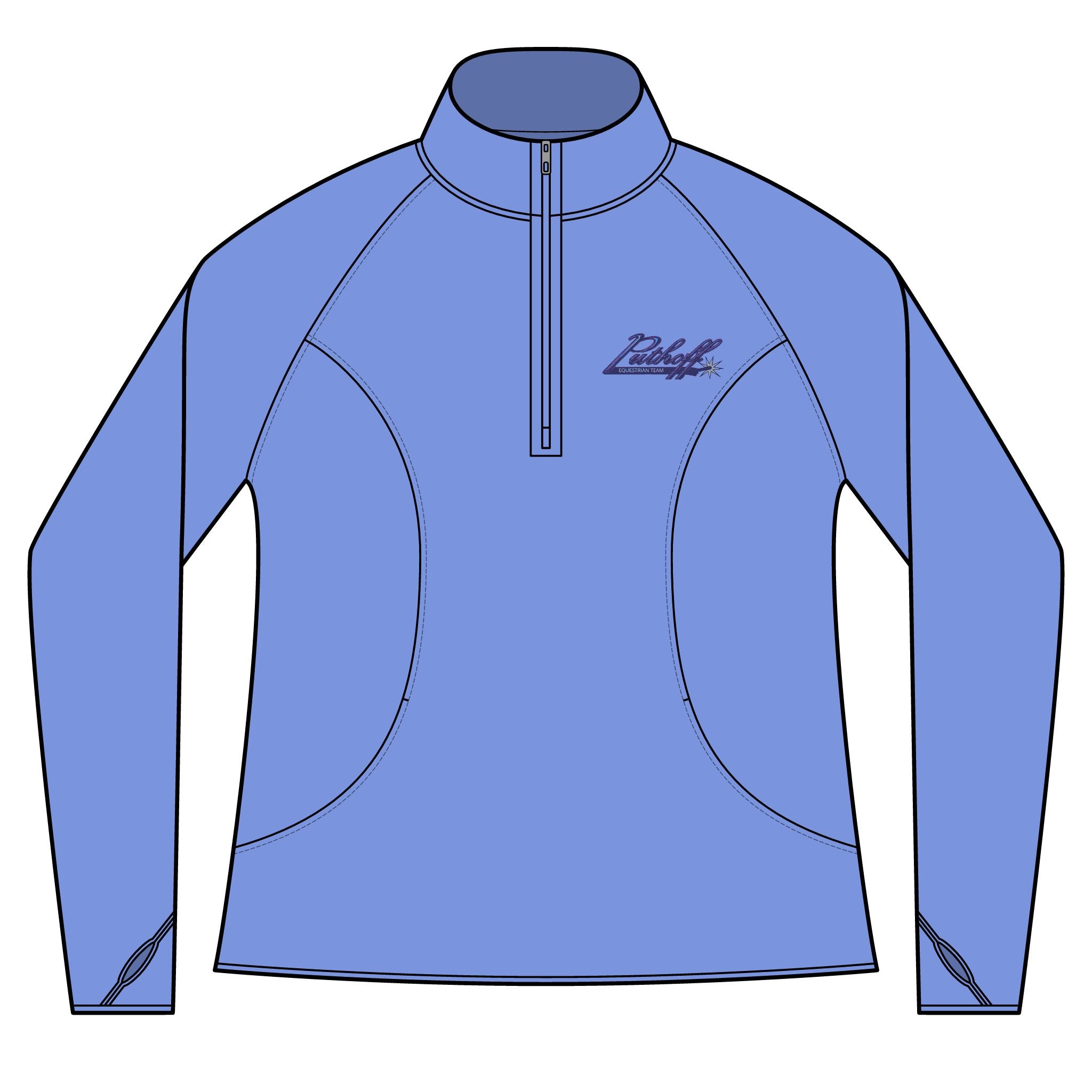 PET Embroidered Ladies Sport-Wick Quarter-Zip Pullover  Brand New!!