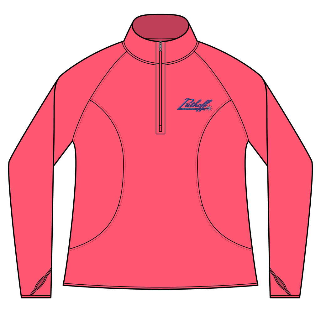 PET Embroidered Ladies Sport-Wick Quarter-Zip Pullover  Brand New!!