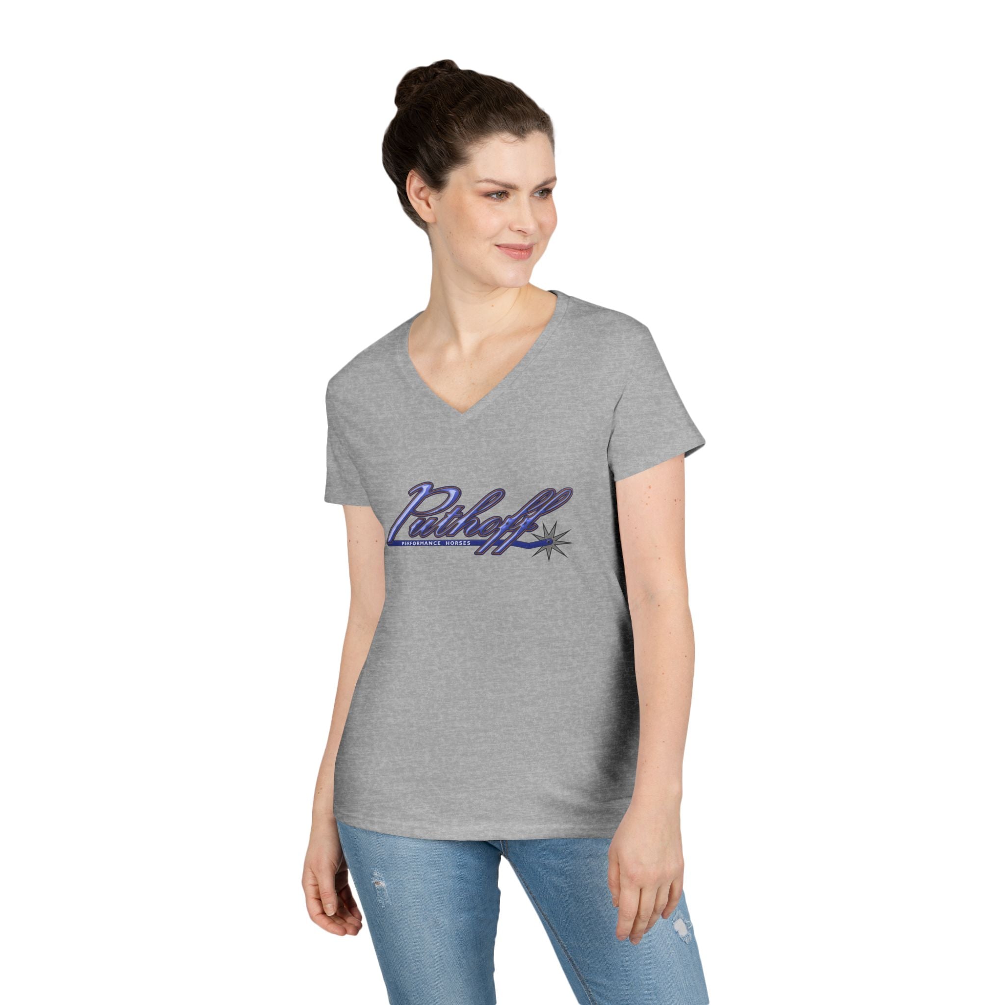 PPH Stylish Ladies V-Neck T-Shirt