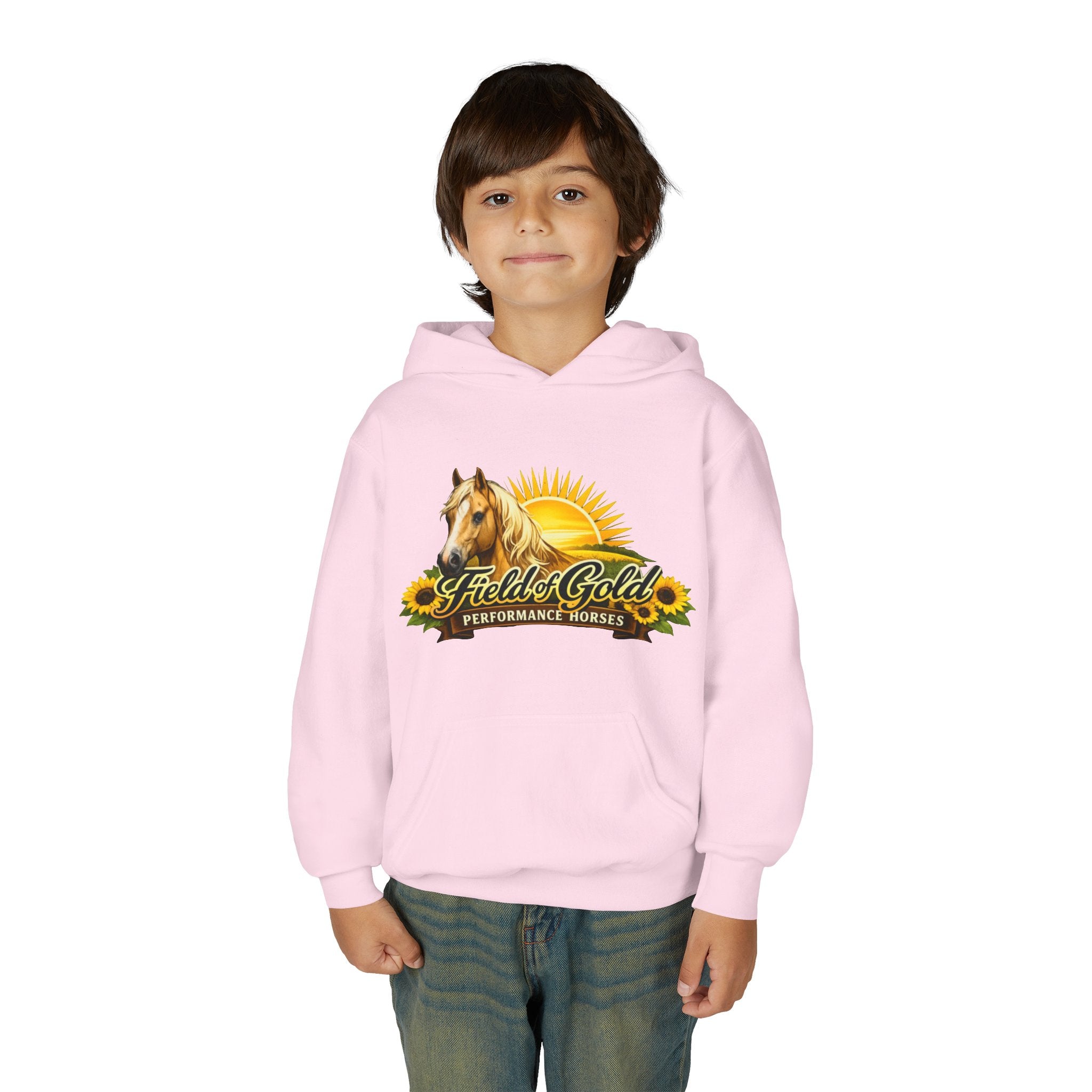 Fields of Gold Performance Horses Youth Hoodie