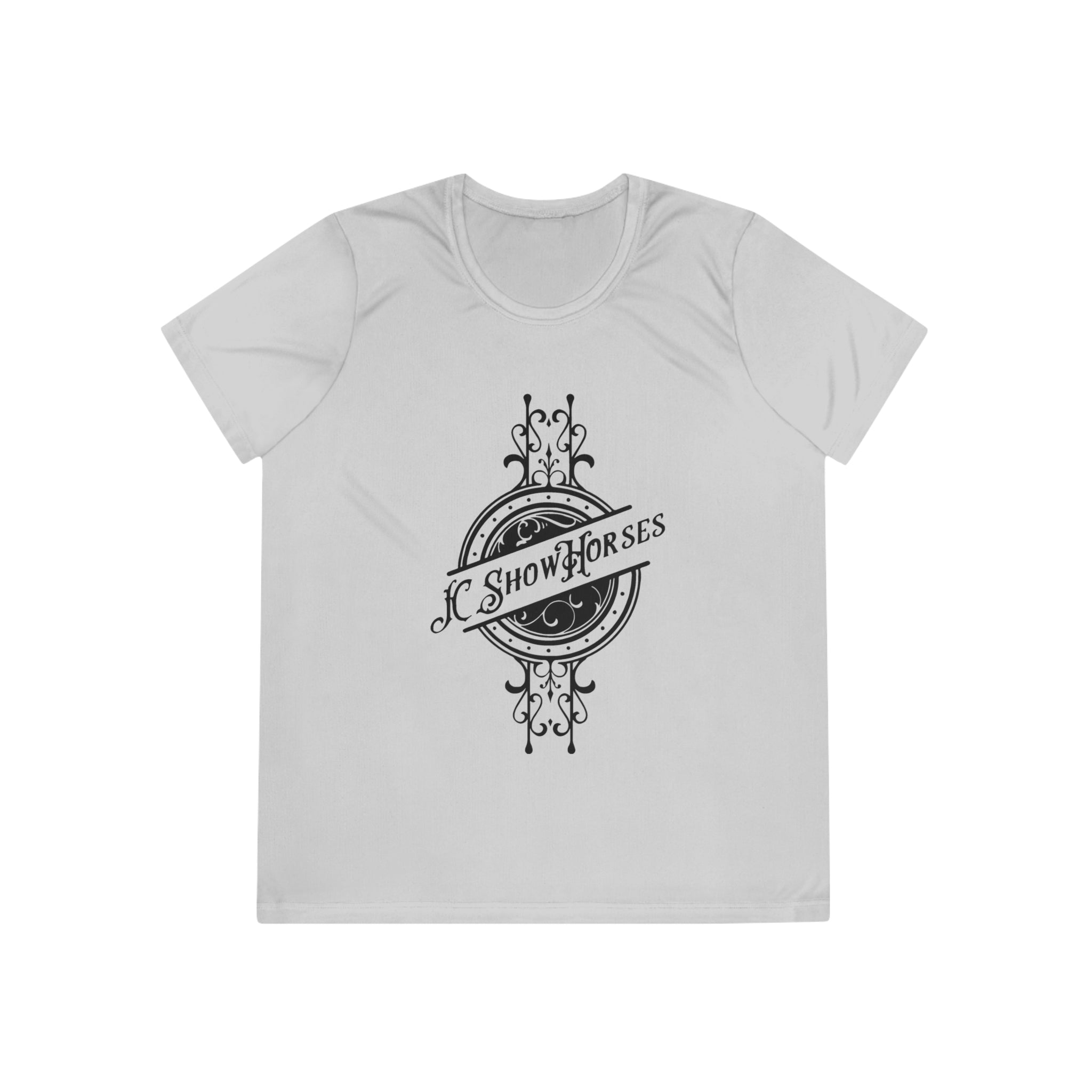 JC Show Horses Ladies Crew Neck Arena Shirt