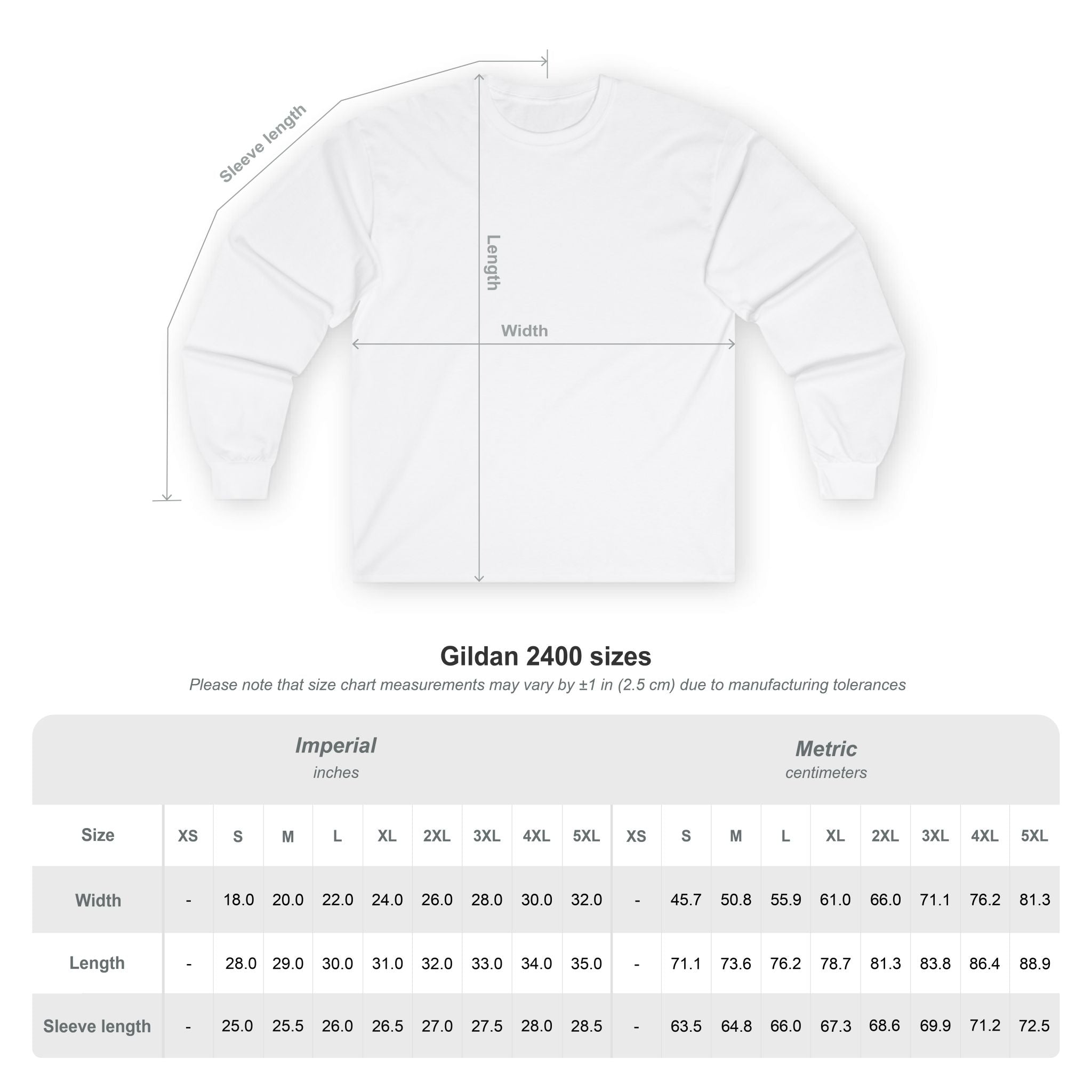 FOG Unisex Long Sleeve Tee