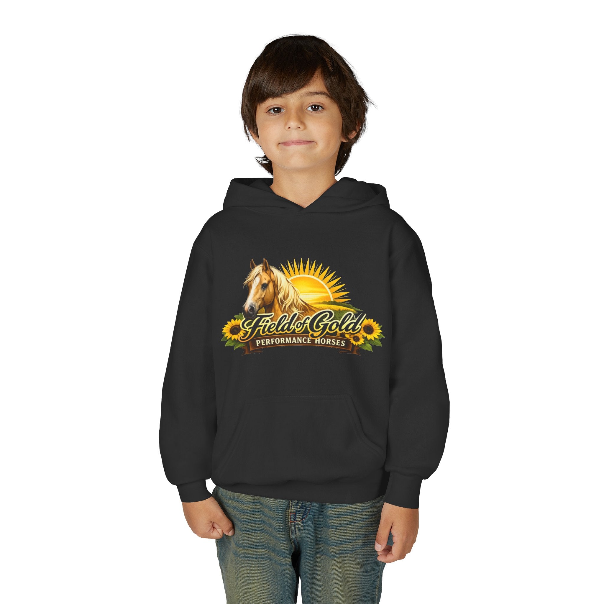 Fields of Gold Performance Horses Youth Hoodie