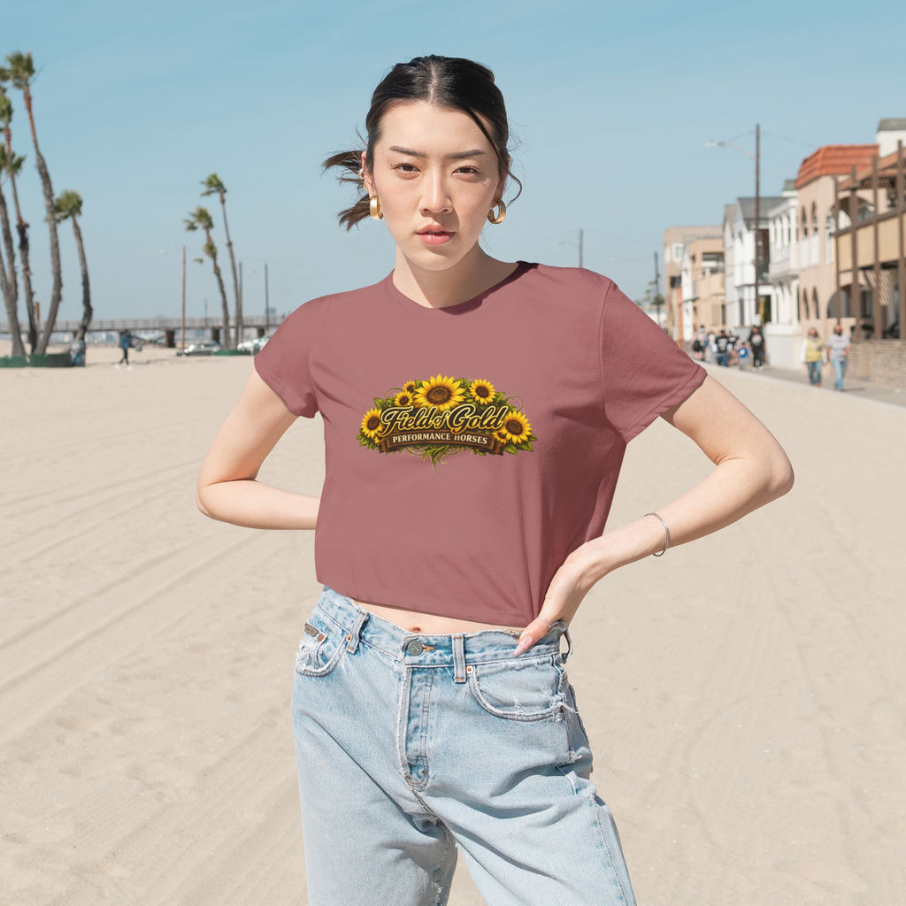 Field of Gold Women's Flowly Crop Top