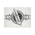 JC Show Horses Soft Polyester Blanket white