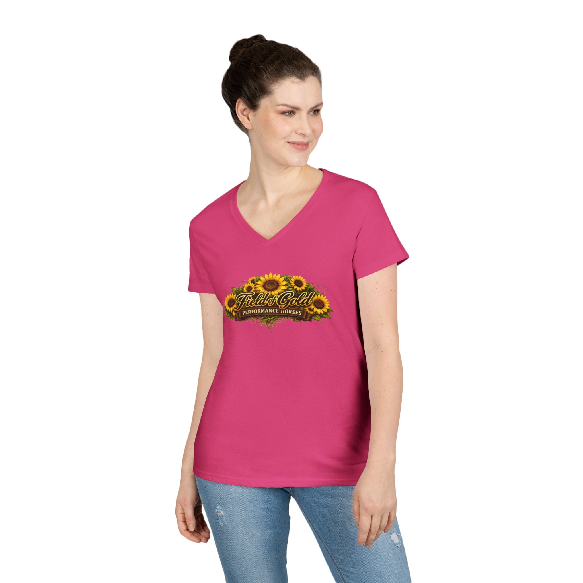 FOG Stylish Ladies V-Neck T-Shirt
