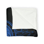 JC Show Horses Soft Polyester Blanket blue