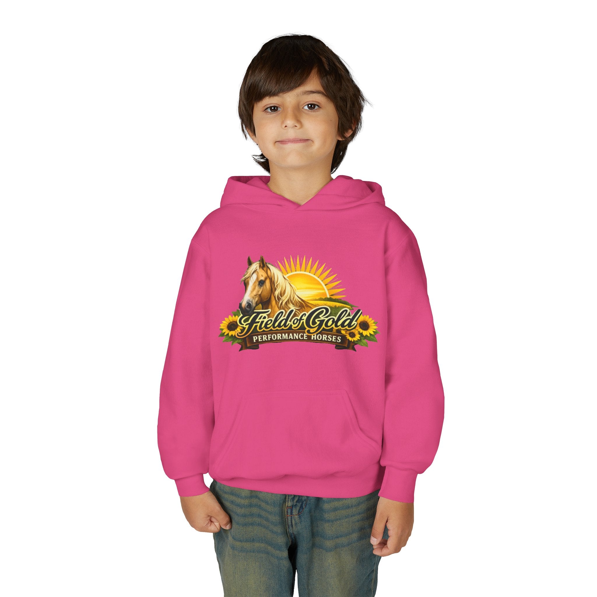 Fields of Gold Performance Horses Youth Hoodie