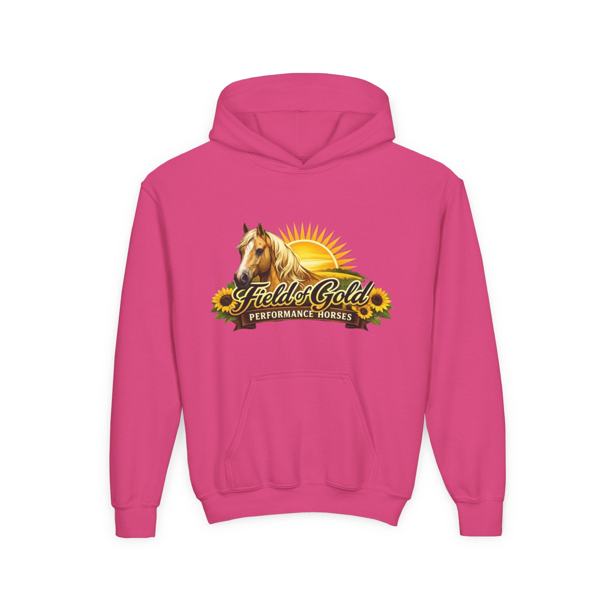Fields of Gold Performance Horses Youth Hoodie
