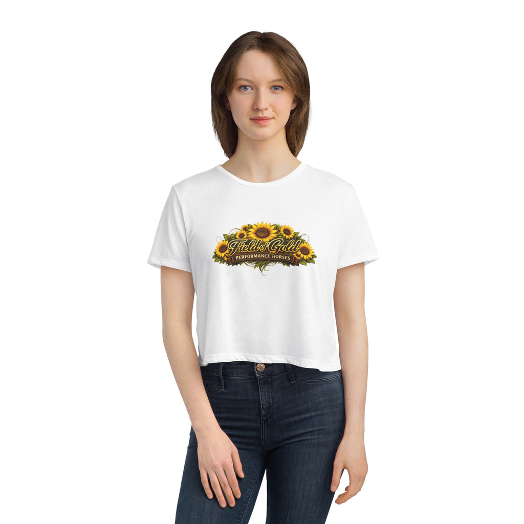 Field of Gold Women's Flowly Crop Top