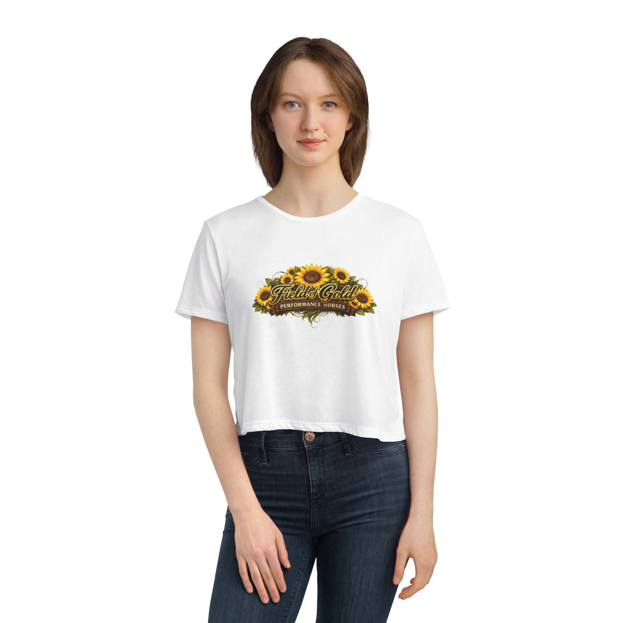 Field of Gold Women's Flowly Crop Top