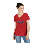 PET Stylish Ladies V-Neck T-Shirt