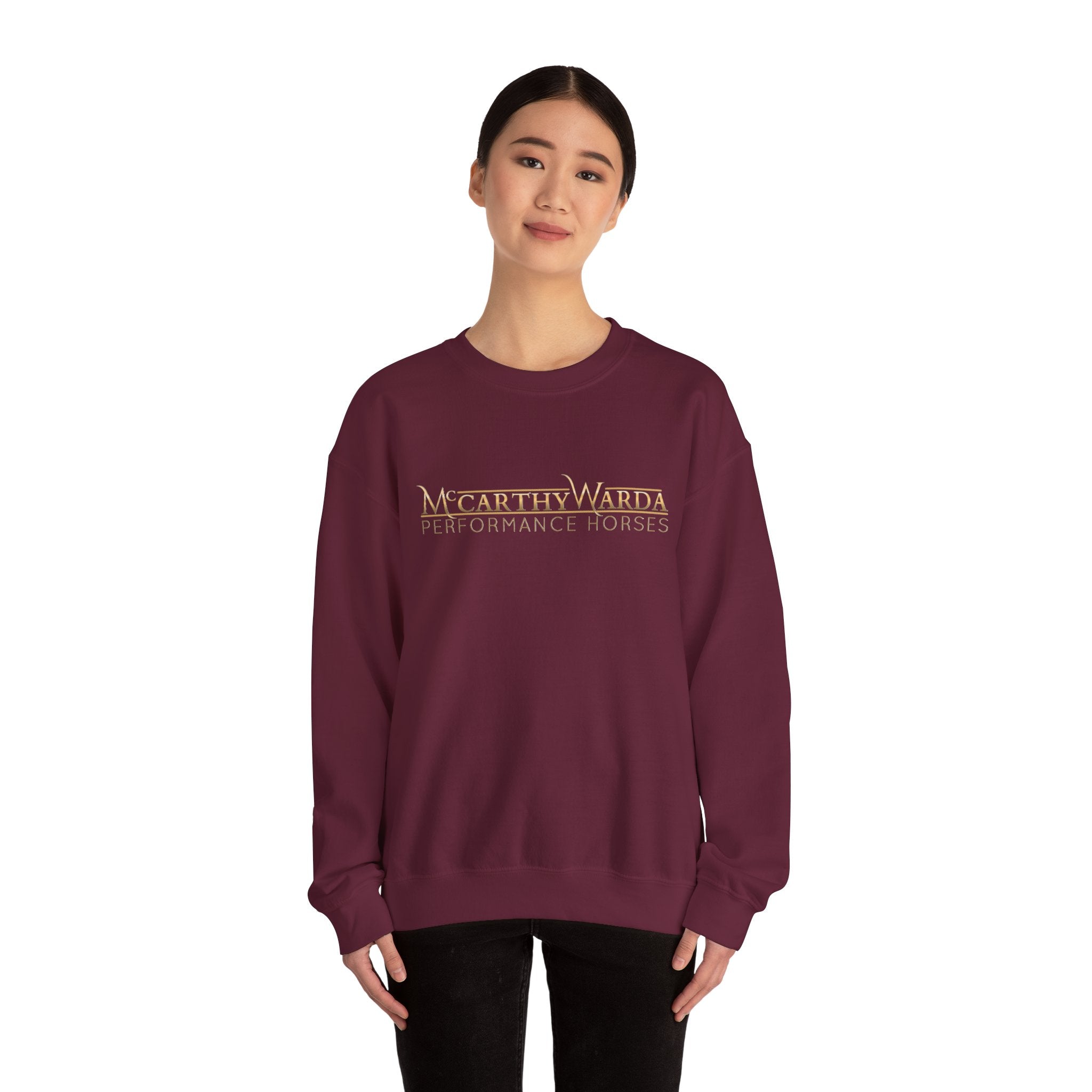 McCarthy Warda Performance Horses Crewneck Sweatshirt