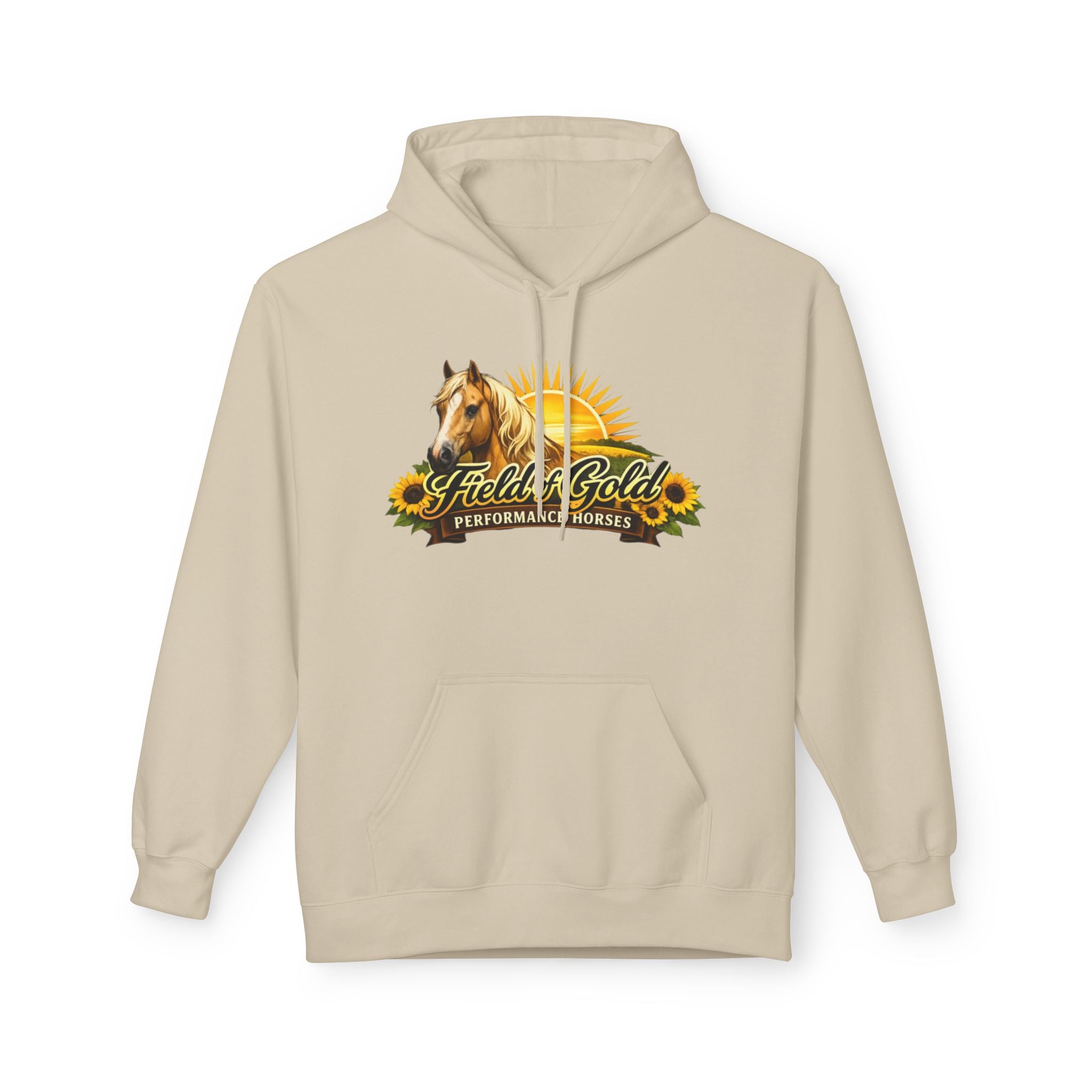 Fields of Gold Horse Hoodie