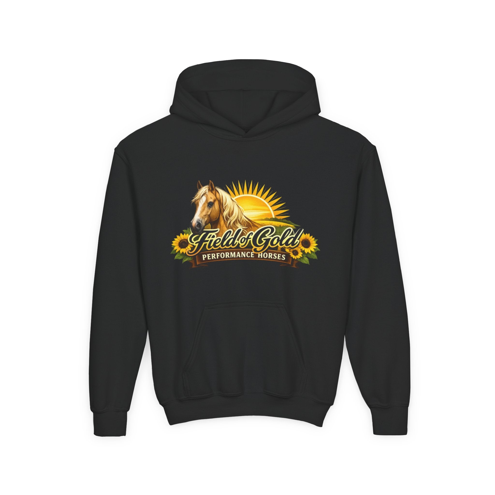Fields of Gold Performance Horses Youth Hoodie