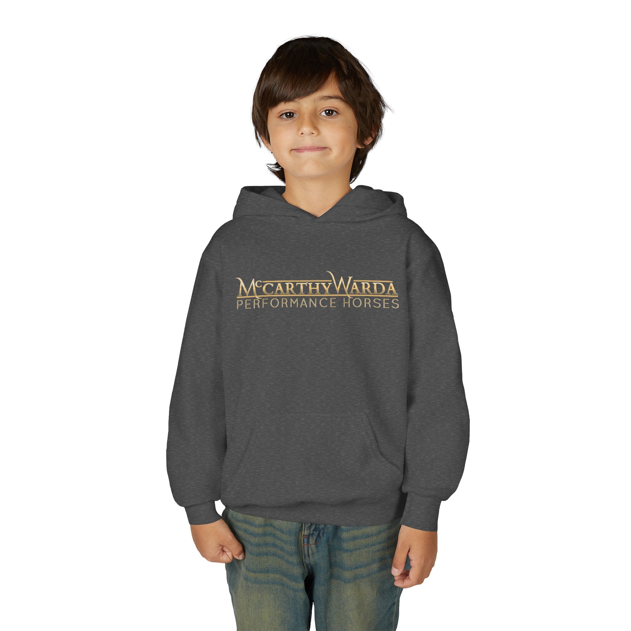 Youth Hoodie — McCarthyWarda Performance Horses Logo Pullover
