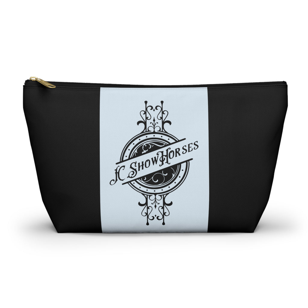 JC Show Horses Accessory Pouch w T-bottom light blue