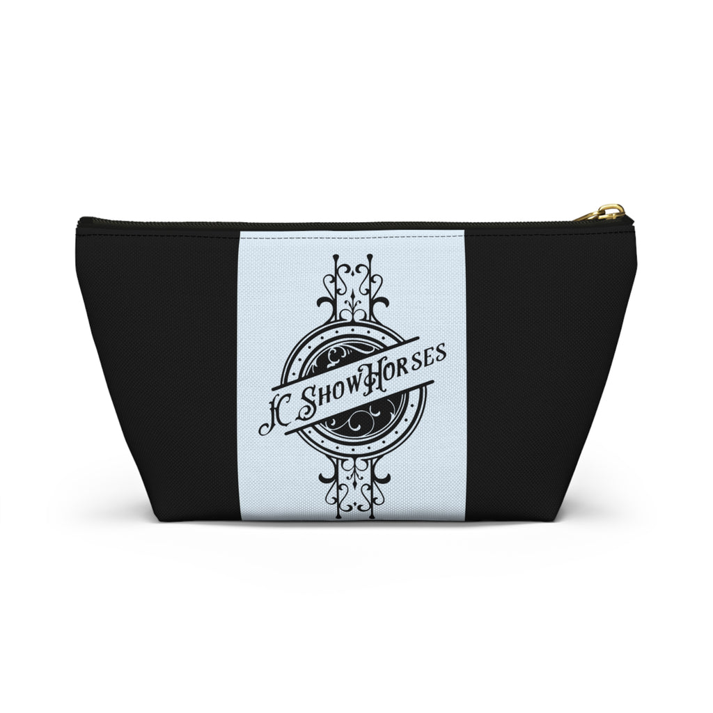 JC Show Horses Accessory Pouch w T-bottom light blue