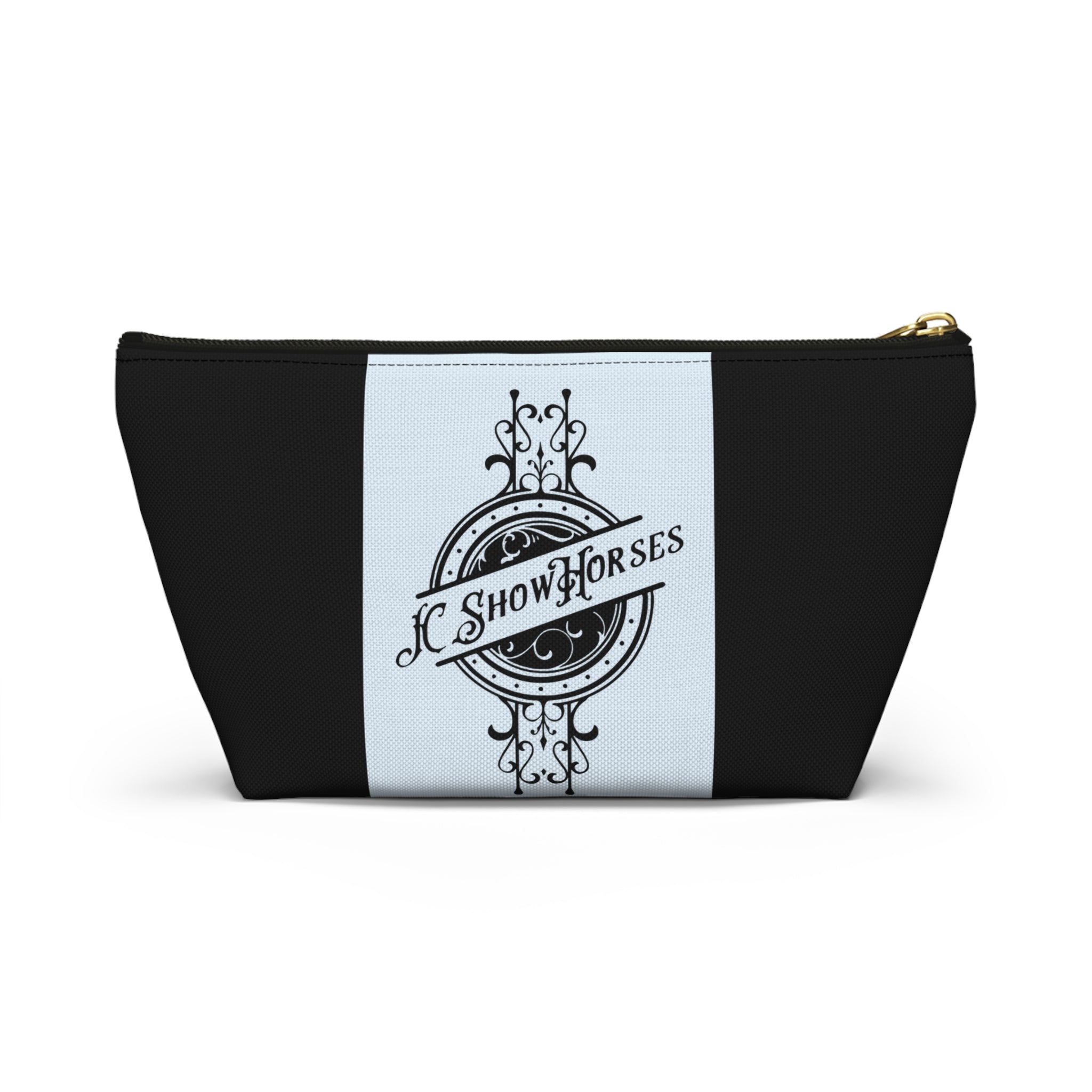 JC Show Horses Accessory Pouch w T-bottom light blue