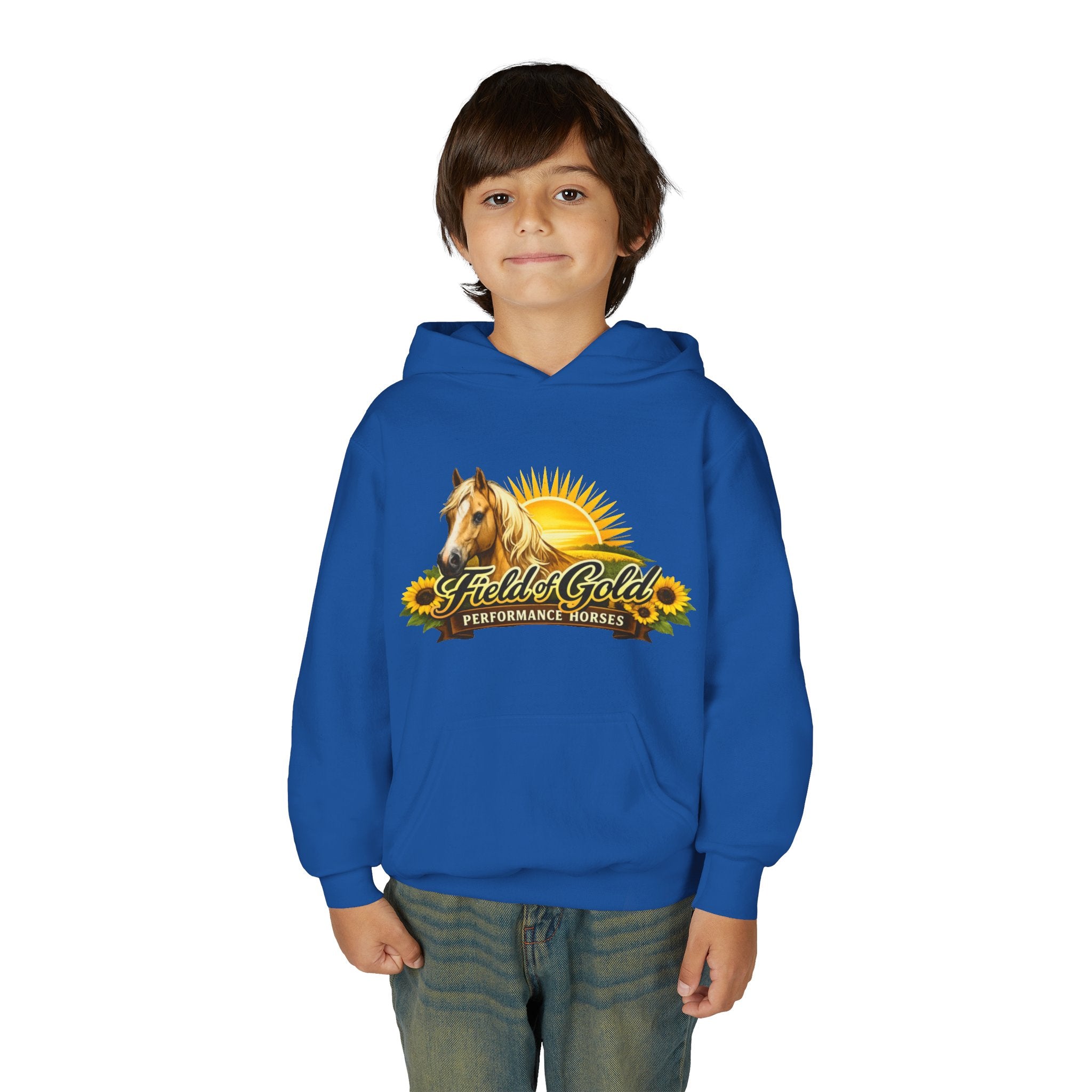 Fields of Gold Performance Horses Youth Hoodie