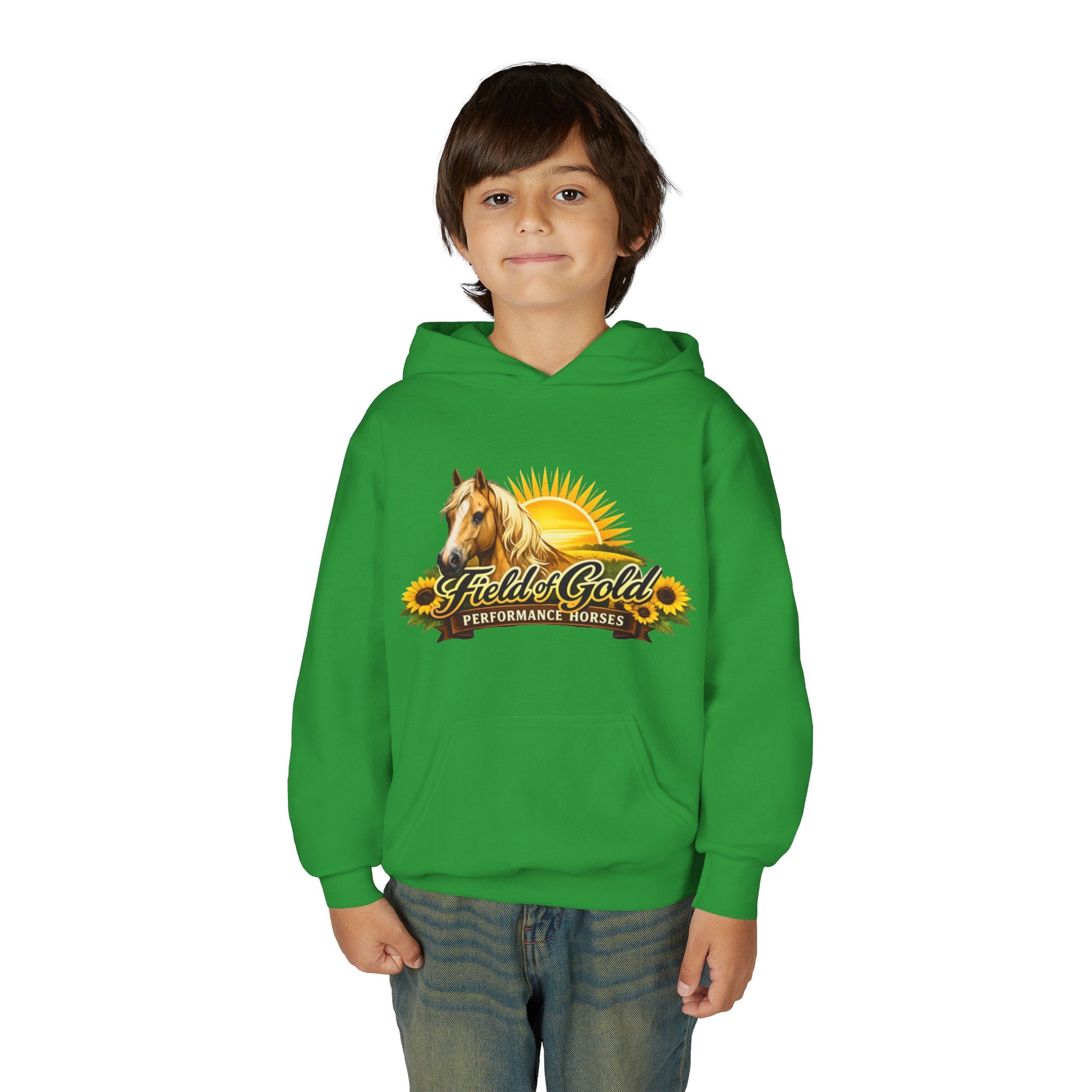 Fields of Gold Performance Horses Youth Hoodie