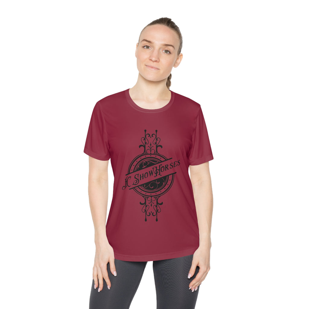 JC Show Horses Ladies Crew Neck Arena Shirt