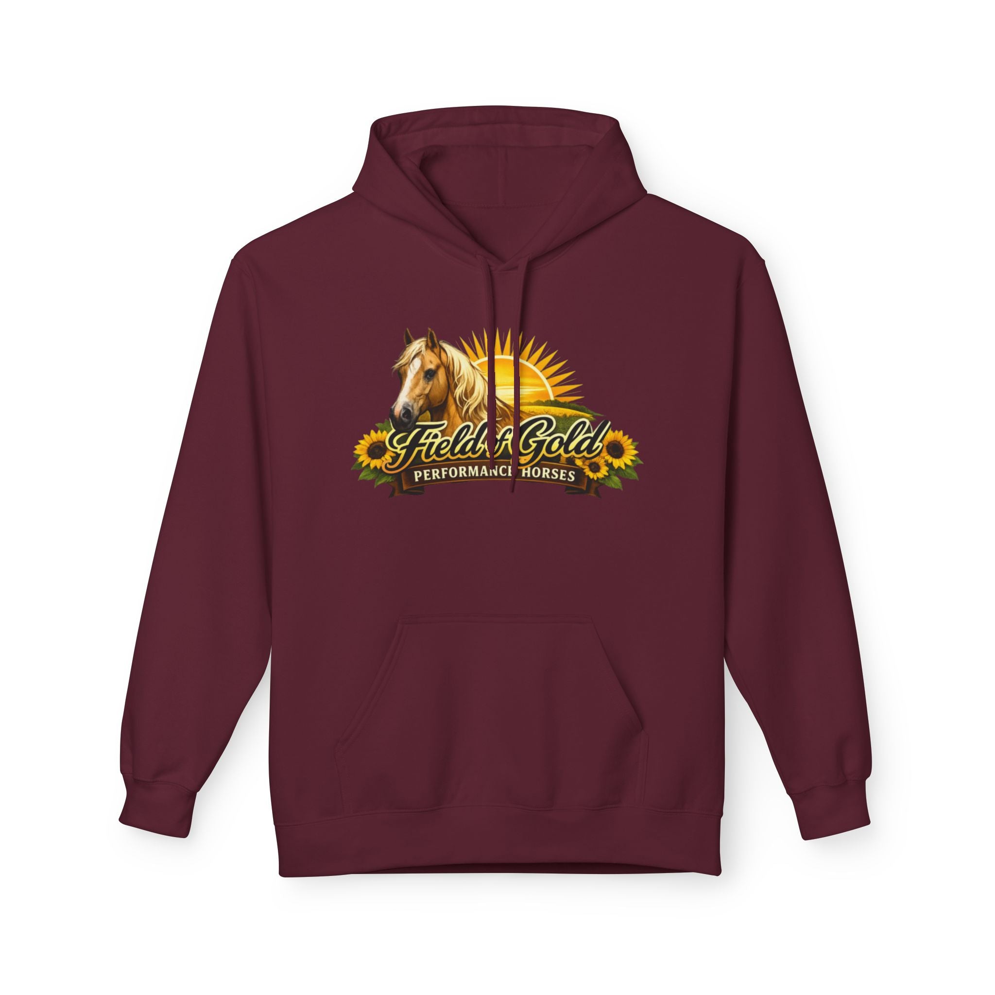 Fields of Gold Horse Hoodie