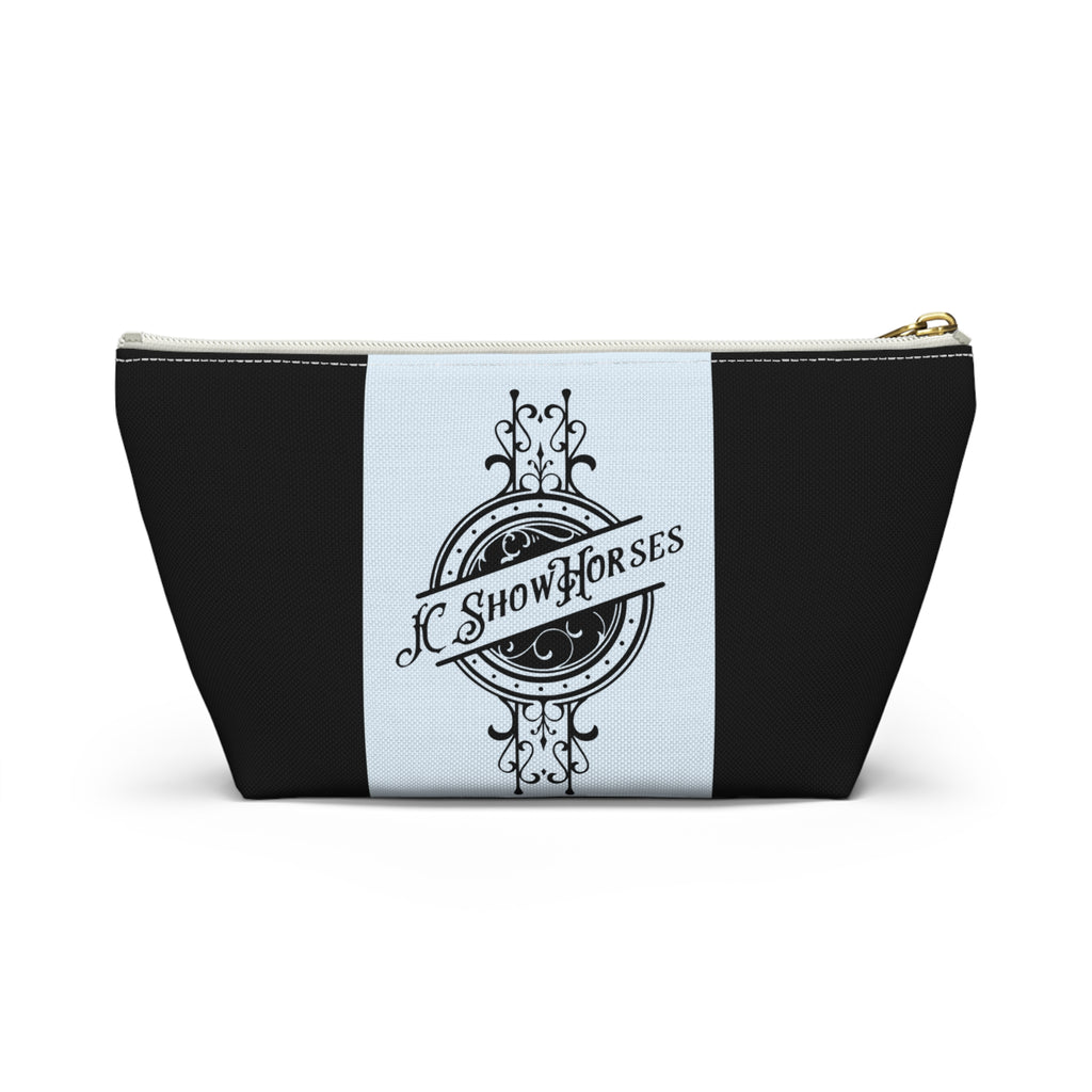 JC Show Horses Accessory Pouch w T-bottom light blue