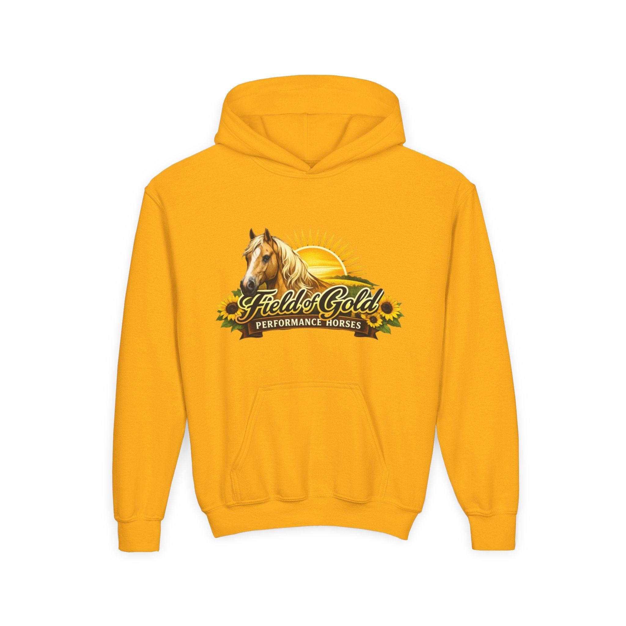 Fields of Gold Performance Horses Youth Hoodie