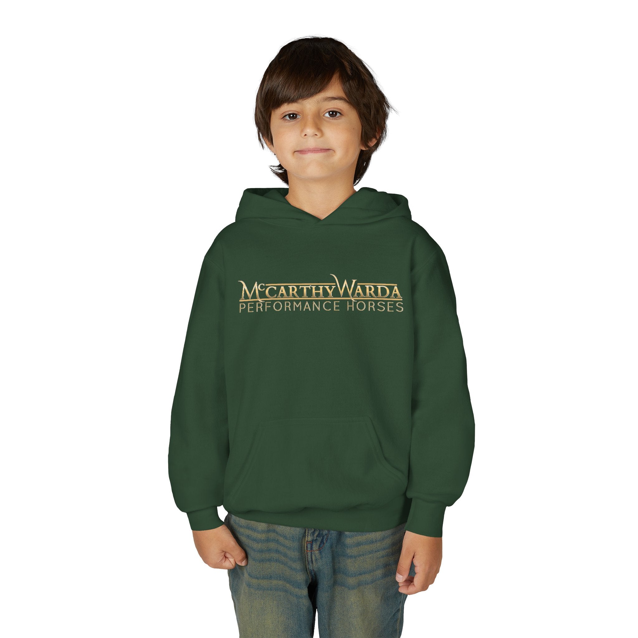 Youth Hoodie — McCarthyWarda Performance Horses Logo Pullover