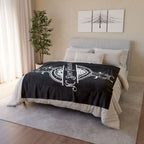 JC Show Horses Soft Polyester Blanket white/blk