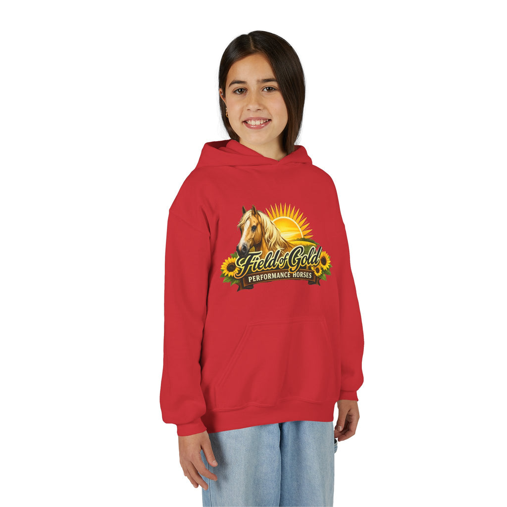 Fields of Gold Performance Horses Youth Hoodie