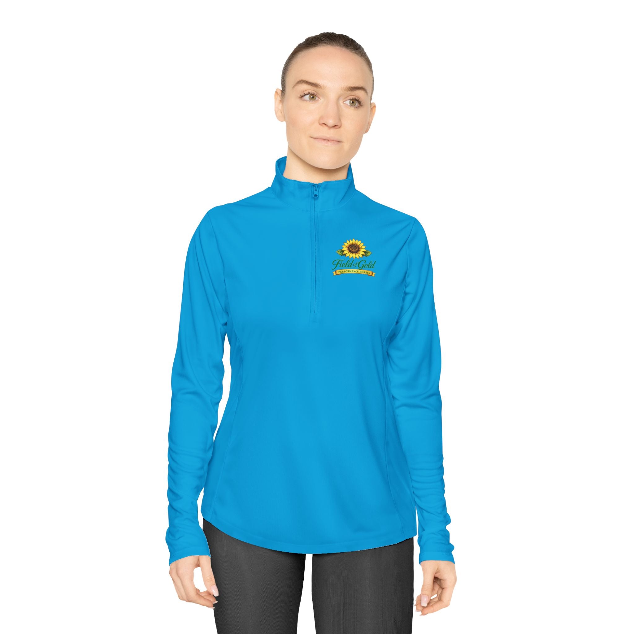 Field of Gold PH Ladies Quarter-Zip Pullover