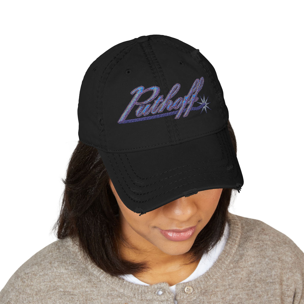 Putoff Embroidered Distressed Dad Hat