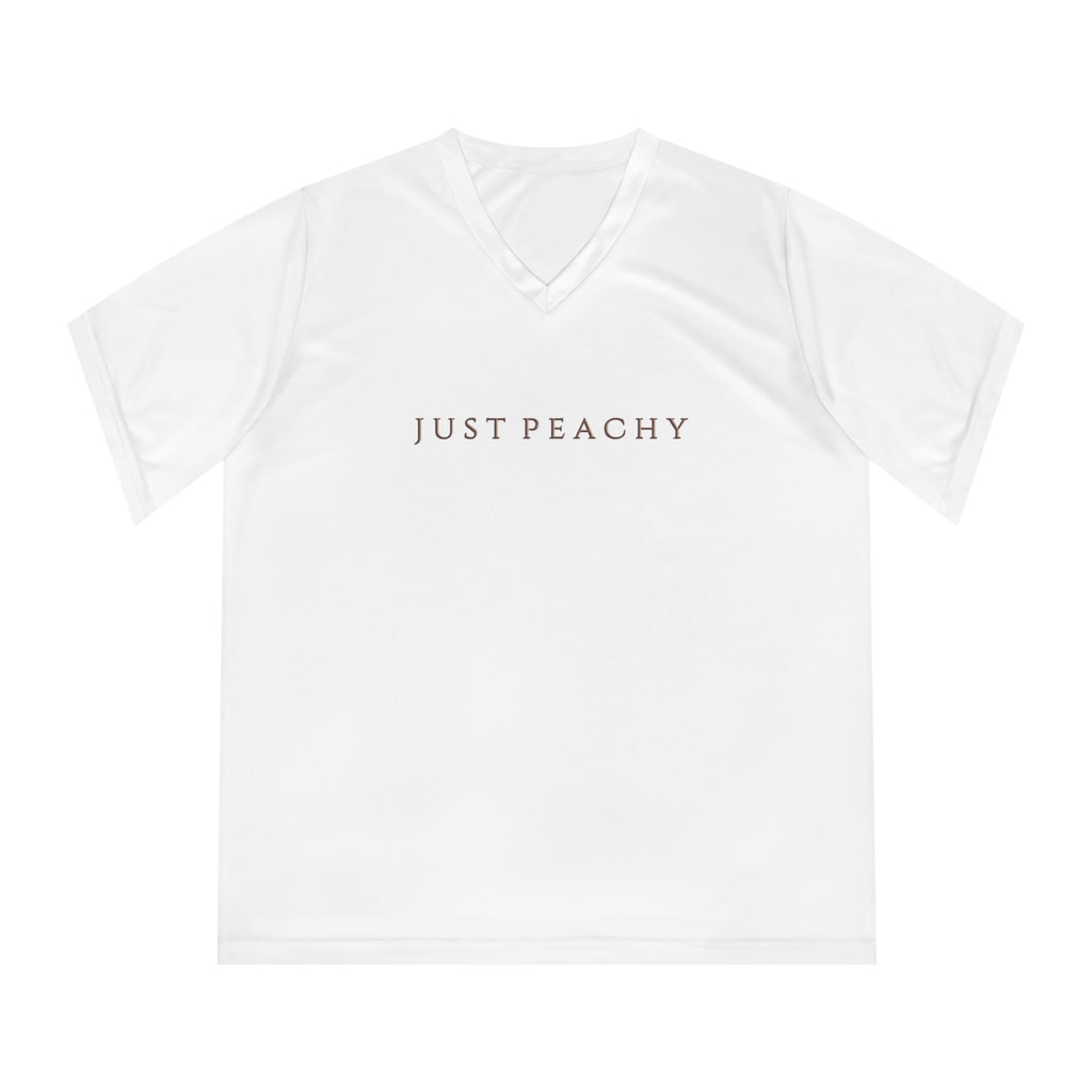 Just Peachy Women's V-neck Arena Shirt