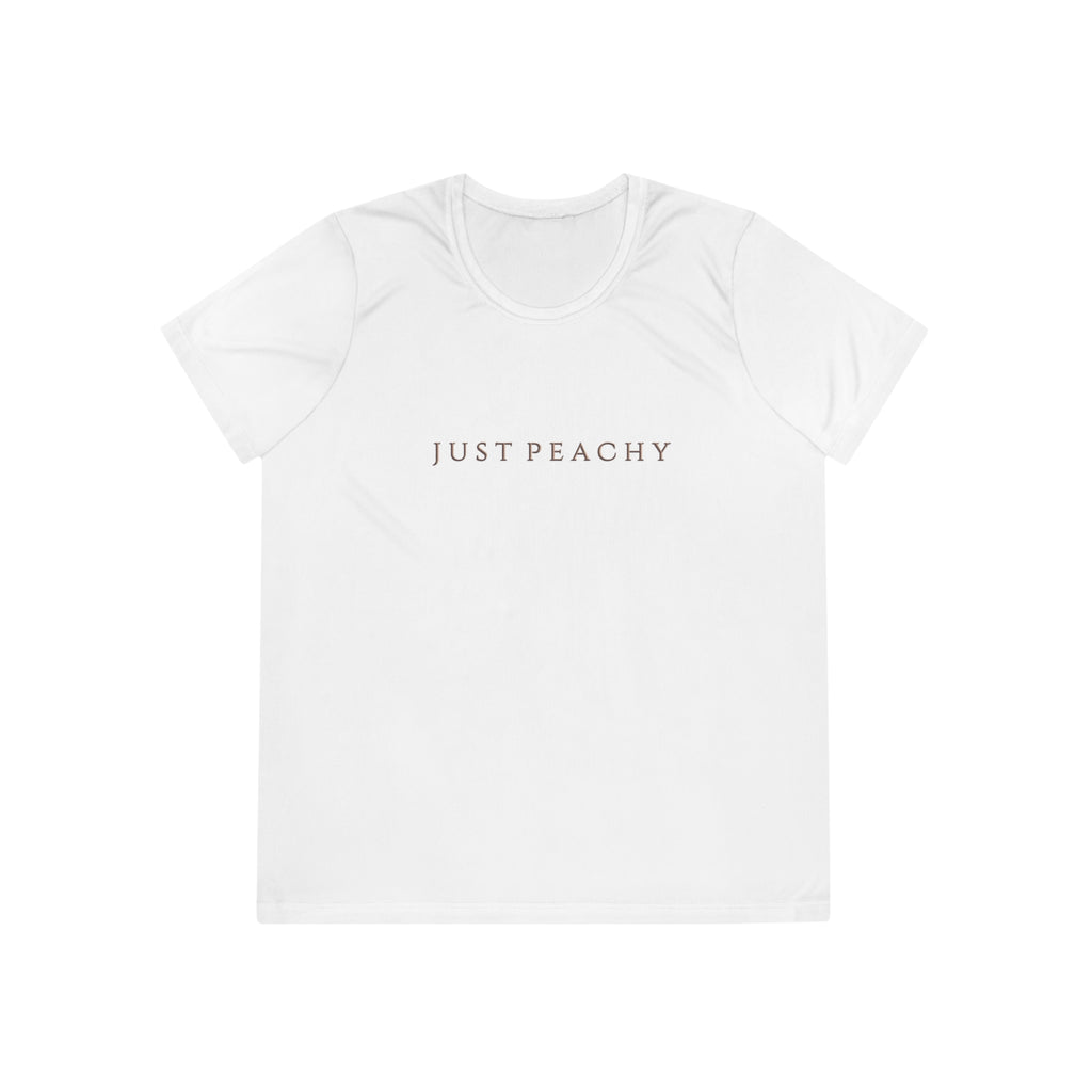 Just Peachy Ladies Crew Neck Arena Shirt