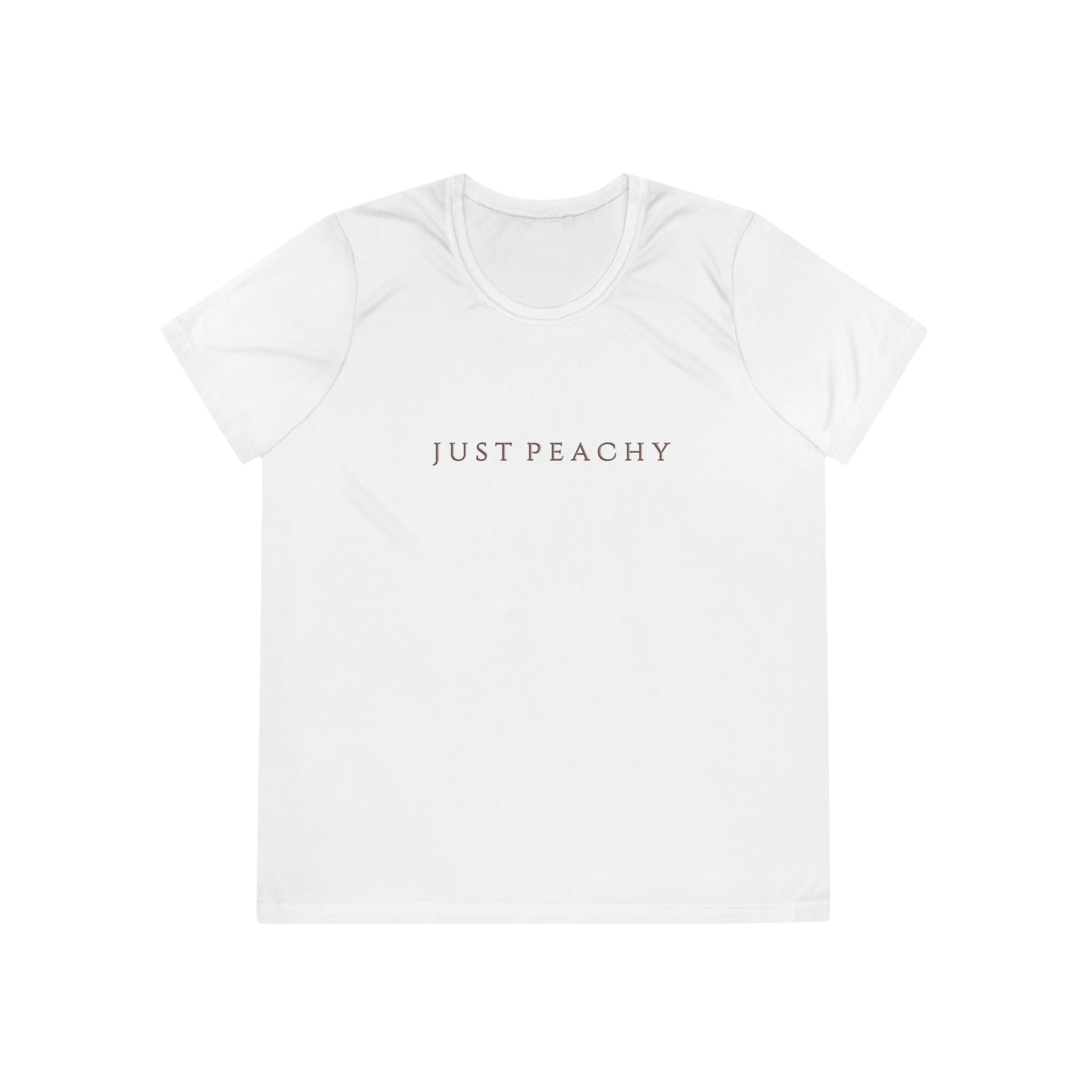 Just Peachy Ladies Crew Neck Arena Shirt