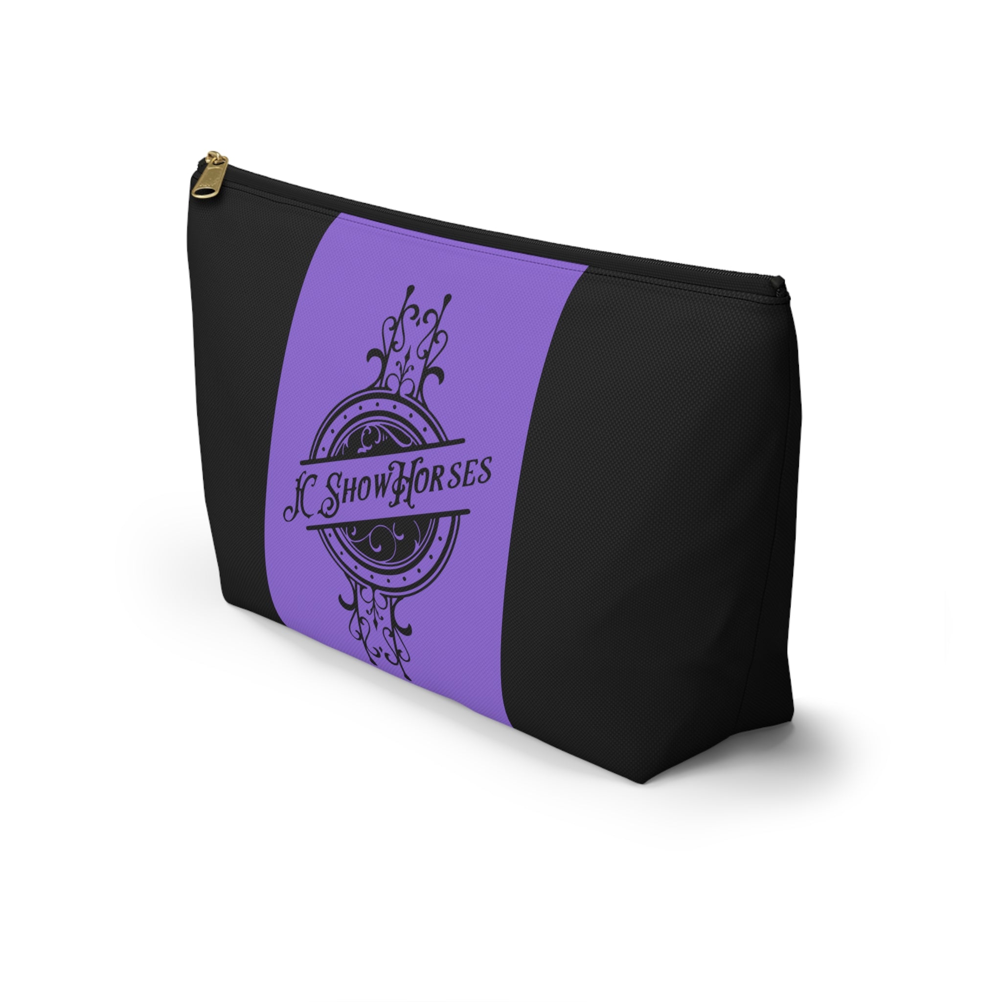 JC Show Horses Accessory Pouch w T-bottom purple